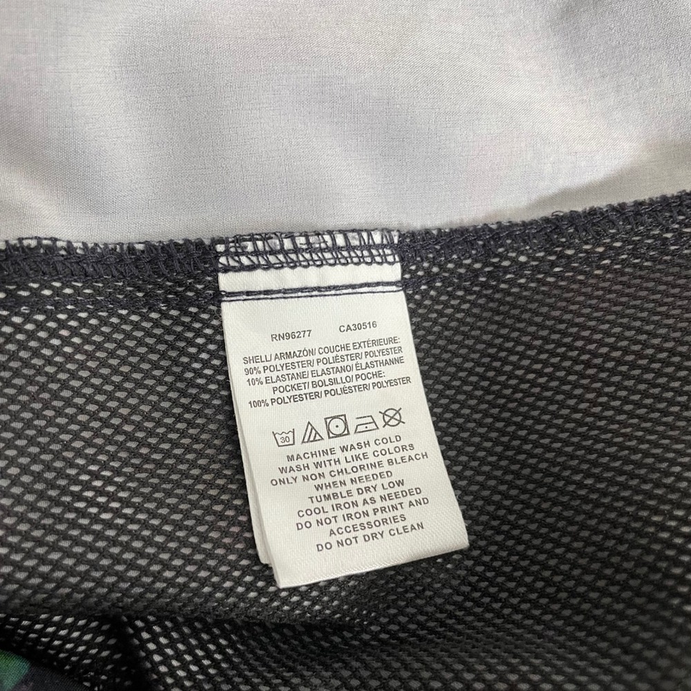 Vans Vanphibian Mens 38 Hybrid Board Shorts Black Floral Striped Stretch Swim - Picture 5 of 7